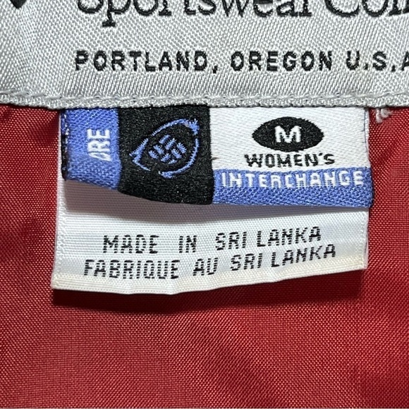 Columbia Jacket Womens Medium Red Interchange Full Zip Ski Crystal Lake - Picture 6 of 16